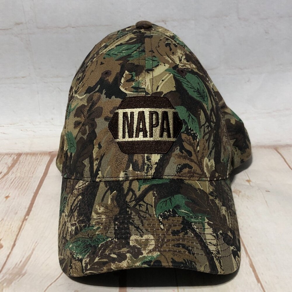 NAPA Camo Baseball Cap Hat Larry Csonka Signature Series